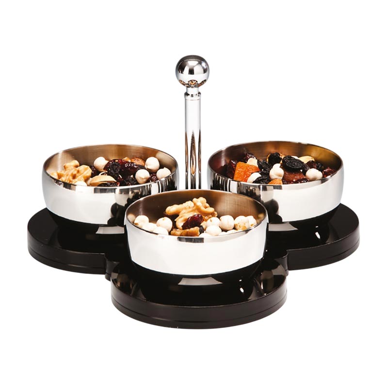 Zicco ZKC-07 Akrilik Standlı Çerezlik, 3'lü