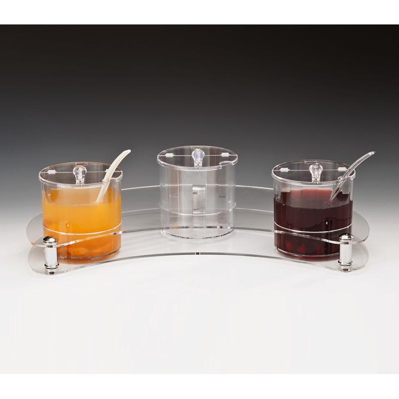 Zicco ZCP-209 Polikarbon Sosluk Reçellik Standı, 3'lü, 37x60x15 cm