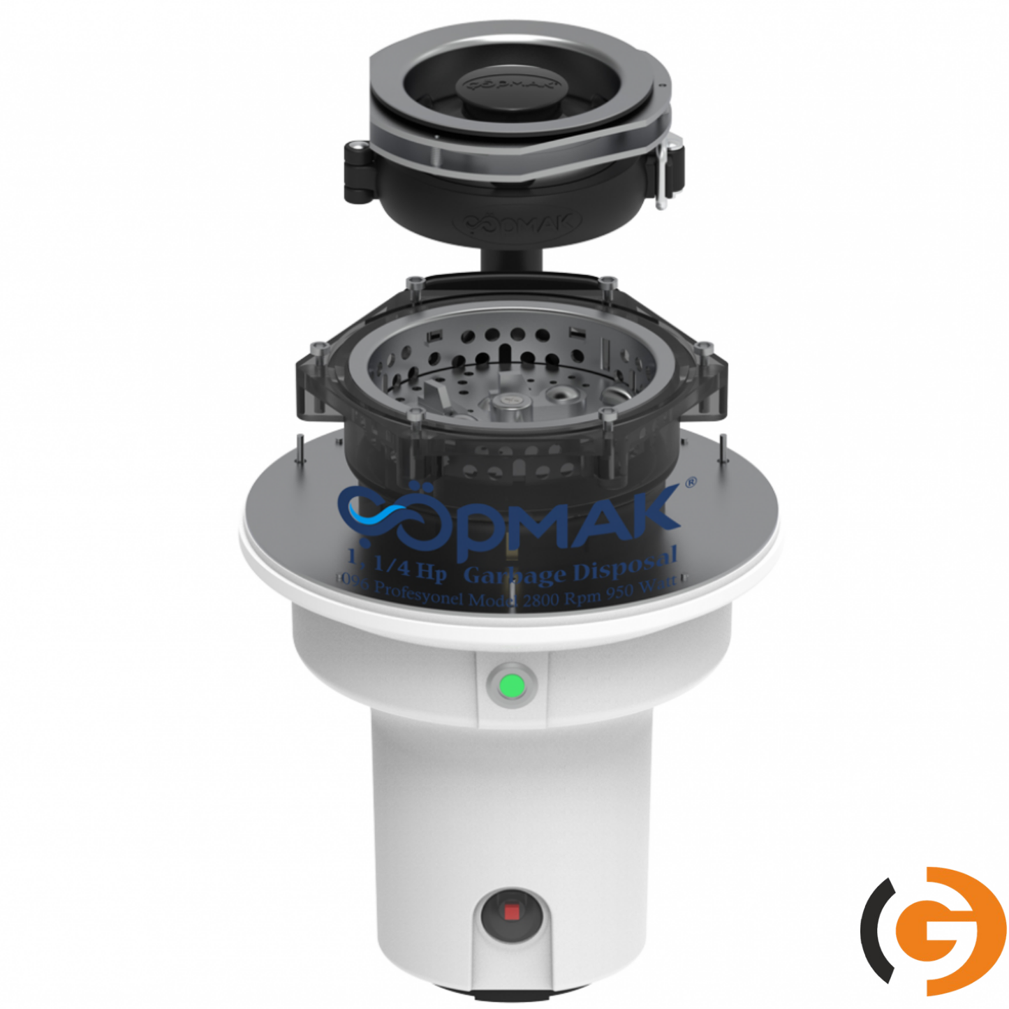 Çöpmak 096 Profesyonel Çöp Öğütücü