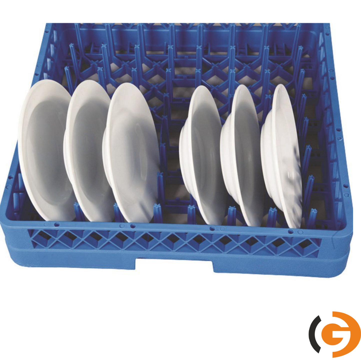 Endüstriyel Bulaşık Makinesi Tabak Sepeti 500x500 mm Mavi