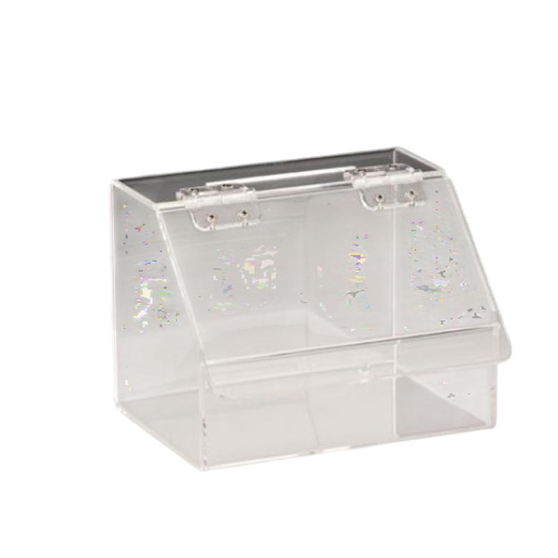 Zicco ZCP-355 Akrilik Bahşiş Kutusu, 14.5x20x14.5 cm, Şeffaf