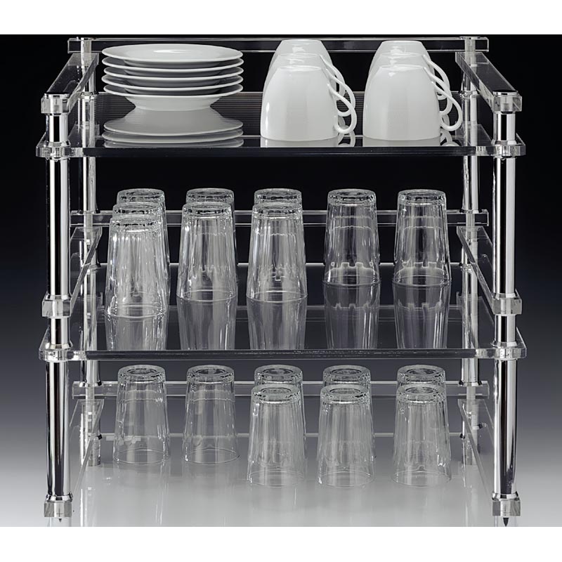 Zicco ZCP-673 Akrilik Bardak Standı, 44x49x51 cm