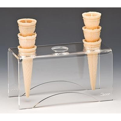 Zicco ZCP-606 Akrilik Dondurma Servis Standı, 20.5x8.5x10 cm