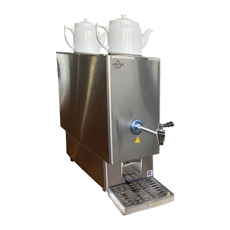 Ateşe Ayder Dijital Çay Kazanı, 2 Demlikli, 18 L, Inox