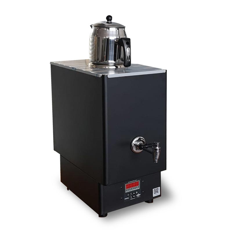 Ateşe Zeugma Smart Çay Makinesi, Tek Demlikli, 12 L, Elektrikli, Siyah