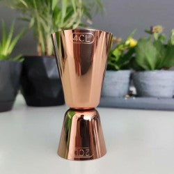 Zicco ZKB-240 Çelik Jigger, 2/4 cl, Bakır