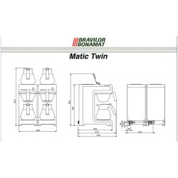 Bravilor Bonamat Matic Twin Filtre Kahve Makinesi
