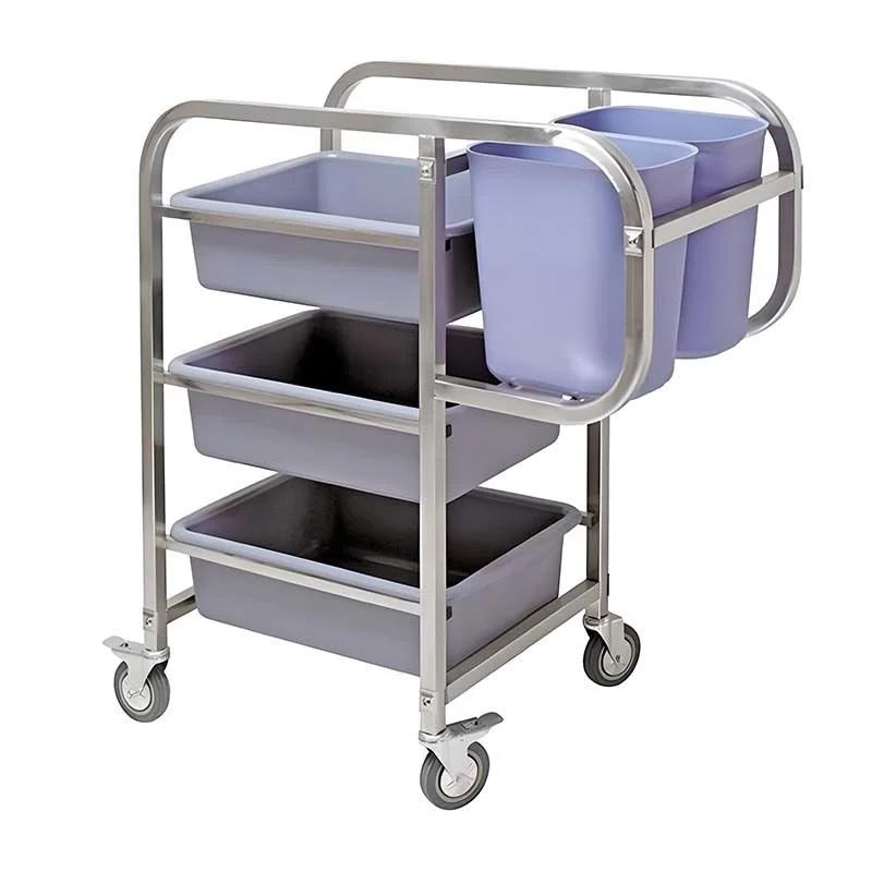 By Kitchen DBTA-03 Boş Toplama Arabası, 3 Raflı