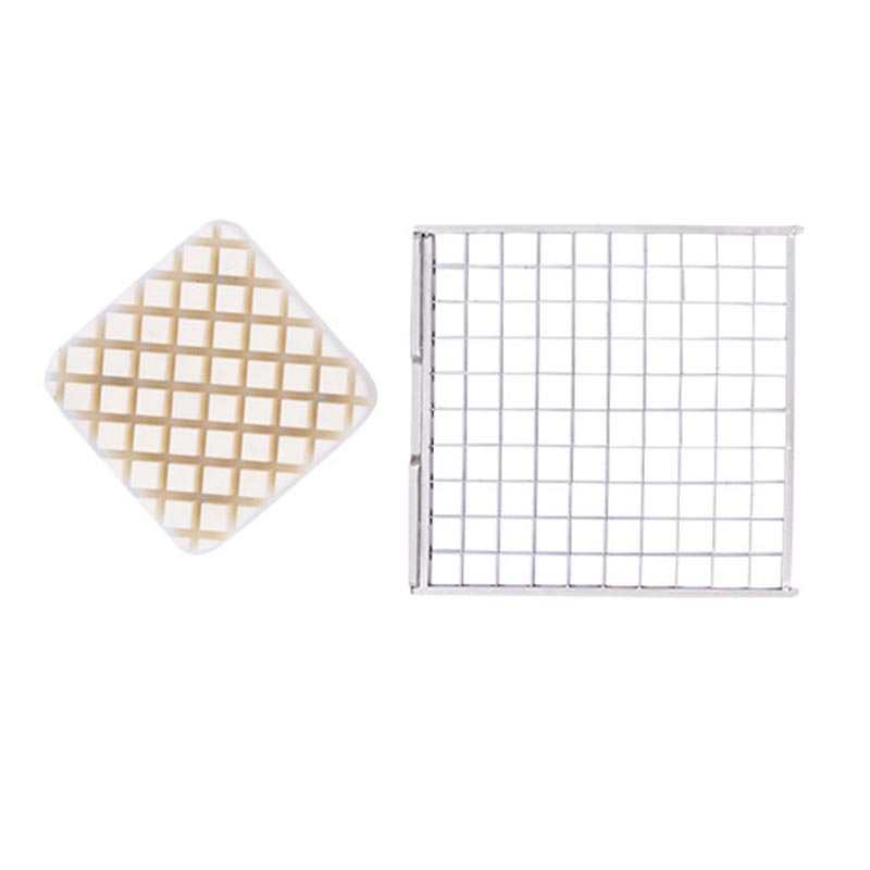 Cancan 1321-3 Manuel Parmak Patates Dilimleme Makinesi, 13x13 mm Disk