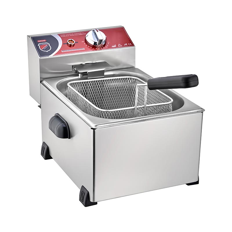 SilverInox 2142 Fritöz, 5 L, Elektrikli