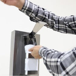 Empero Dezenfektan İstasyonu, Dirsekten Kumandalı