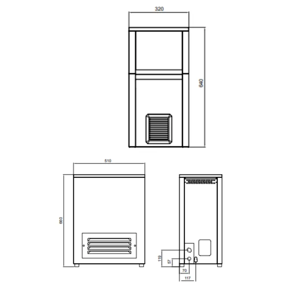 Galleyz 25 Kg Buz Makinesi