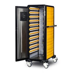 Gastrolley 100 Isıtmalı Banket Arabası, 57x79x124 cm