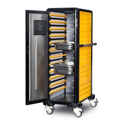 Gastrolley 100 Isıtmalı Banket Arabası, 57x79x124 cm