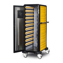 Gastrolley 125 Isıtmalı Banket Arabası, 57x79x149 cm