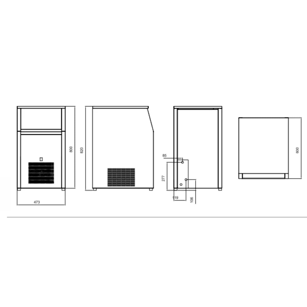 İceinox 50 Kg Buz Makinesi