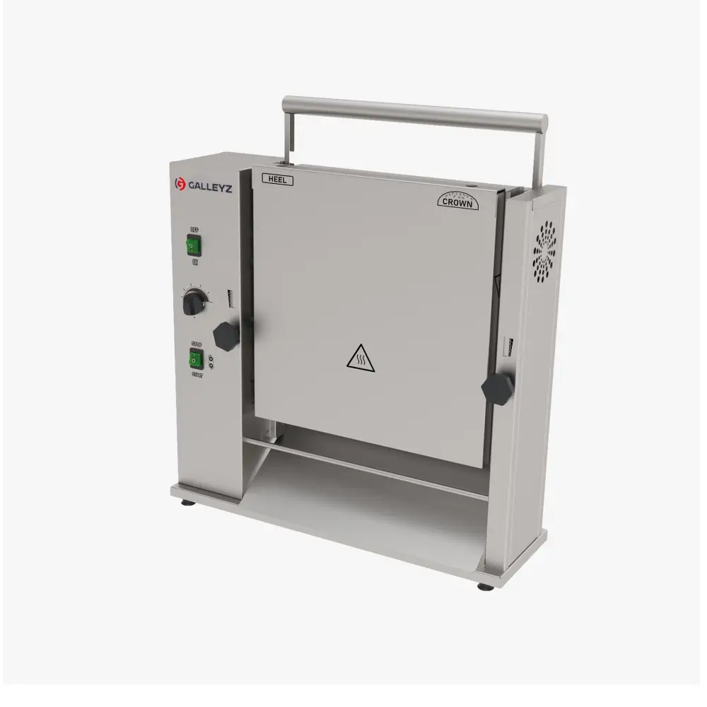 Dikey Hamburger Ekmek Kızartma Makinesi Manuel