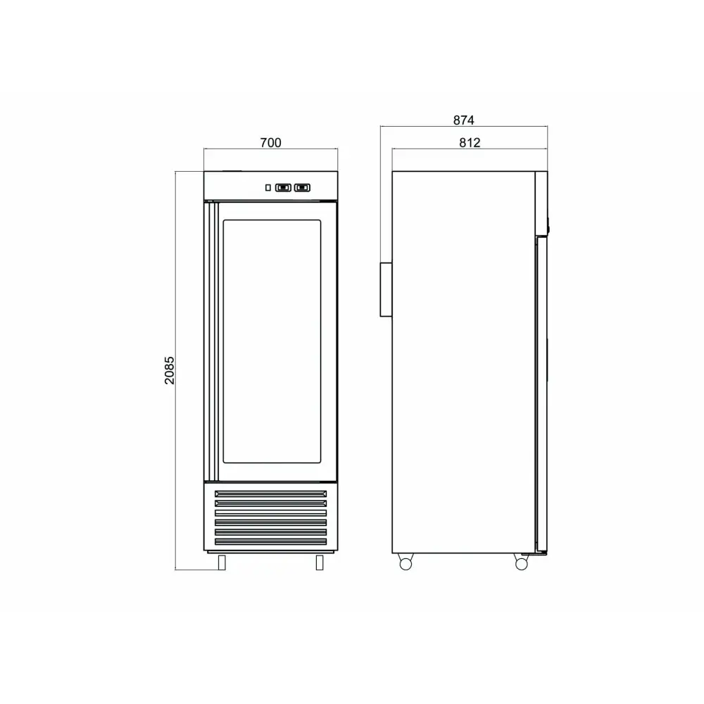 Dry Aged Buzdolapları – 1 Kapılı –DAG 610 B
