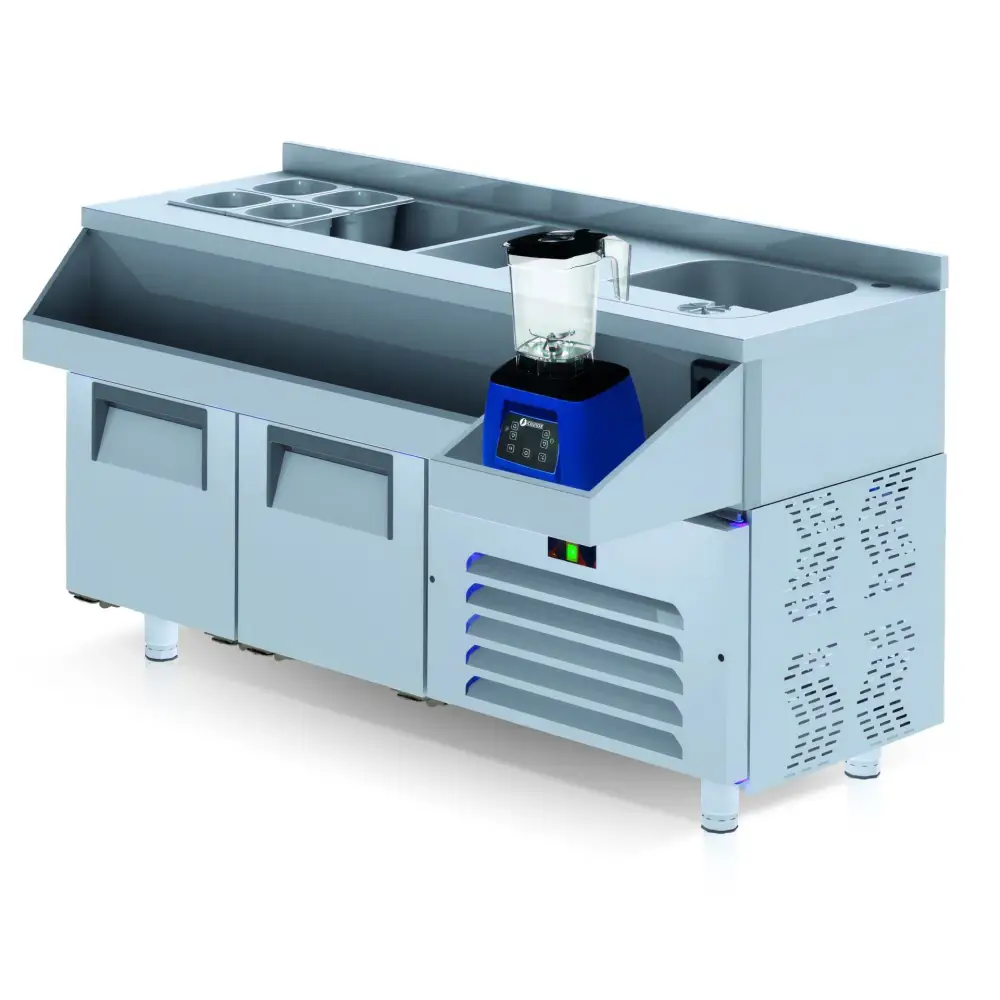 Kokteyl Hazırlık Buzdolapları - 3 Kapılı -CCY 190 CR