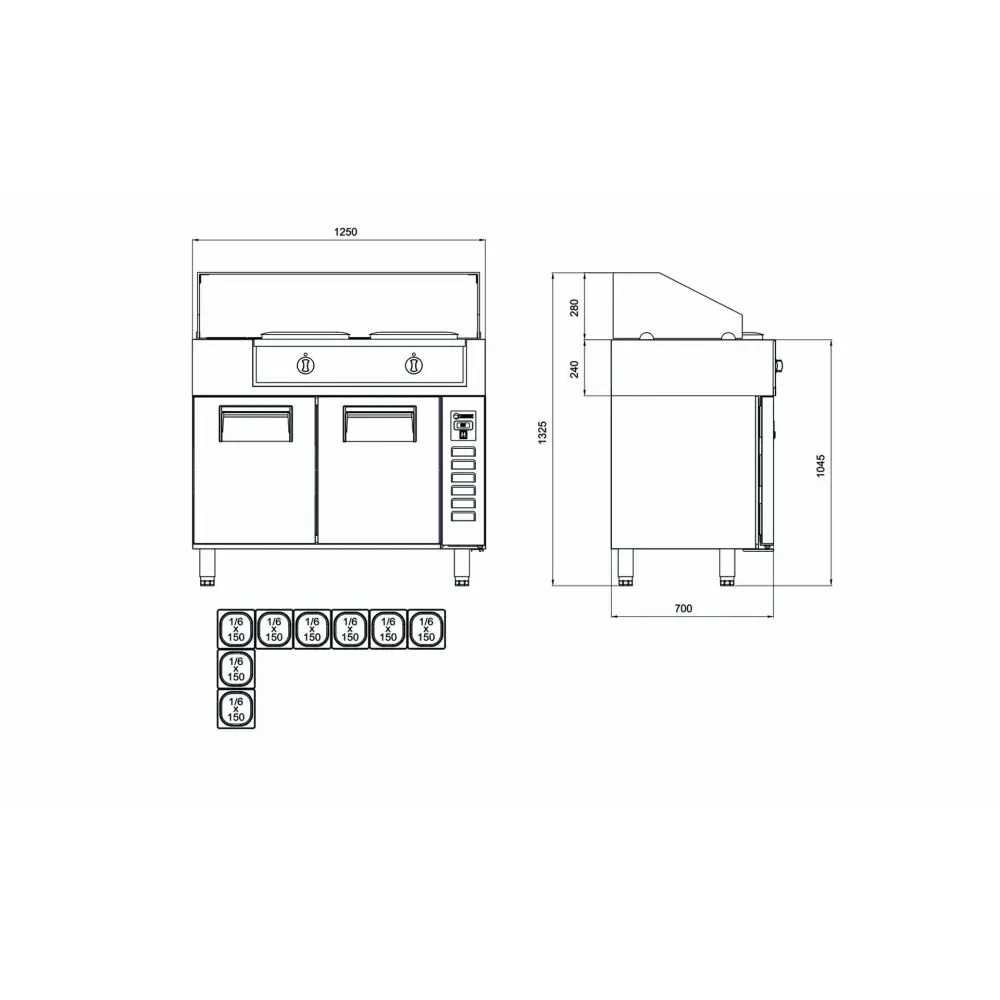 Krep Buzdolabı - 2 Kapılı - KRN 330