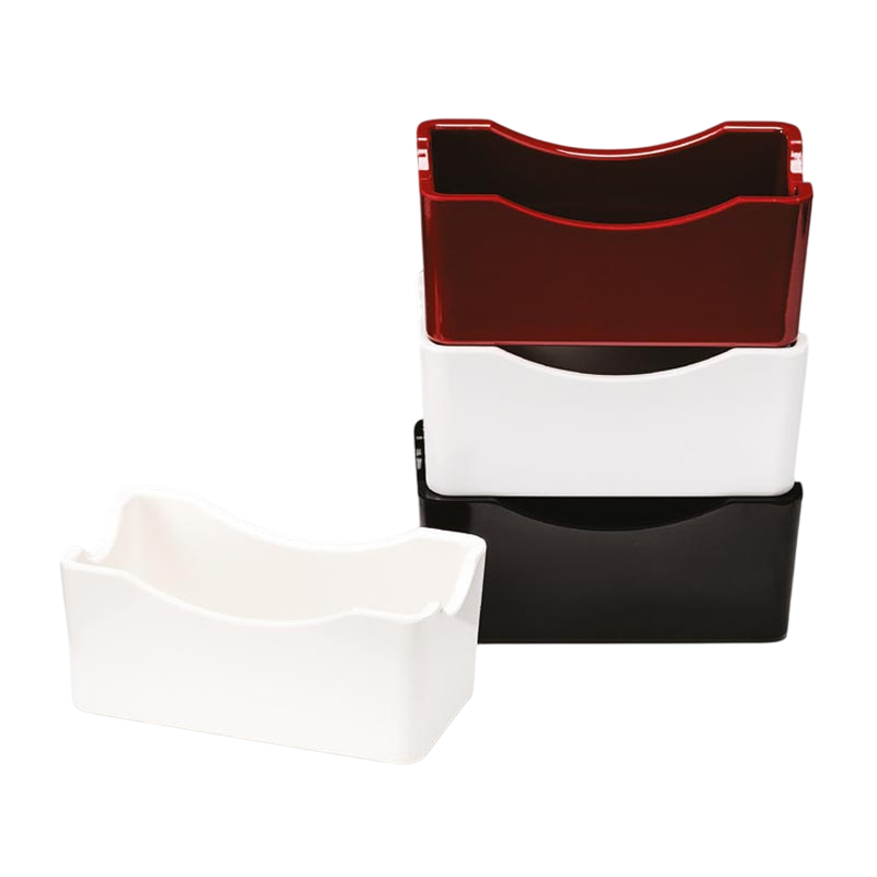 Zicco K-2050 Melamin Poşet Şekerlik, 6.5x12x5 cm, Beyaz