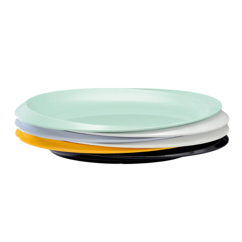 Zicco K- Melamin Kayık Model Teşhir Tepsi, 31x47x4 cm, Beyaz