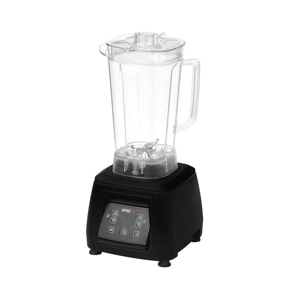 Omake Bar Blender 3 Litre Dijital Şeffaf Kapak Sensörsüz Siyah