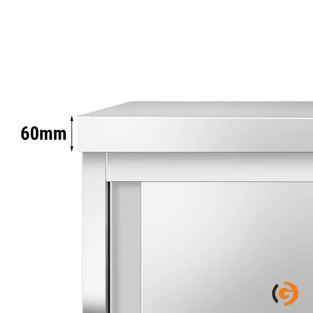 Paslanmaz Çelik Dolaplı Çalışma Tezgahı