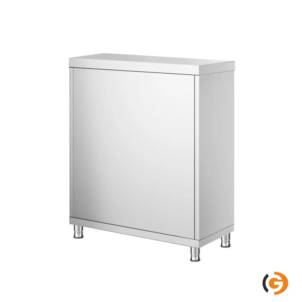 Paslanmaz Çelik Dolaplı Çalışma Tezgahı ECO -1000x600mm - Sürgü Kapılı