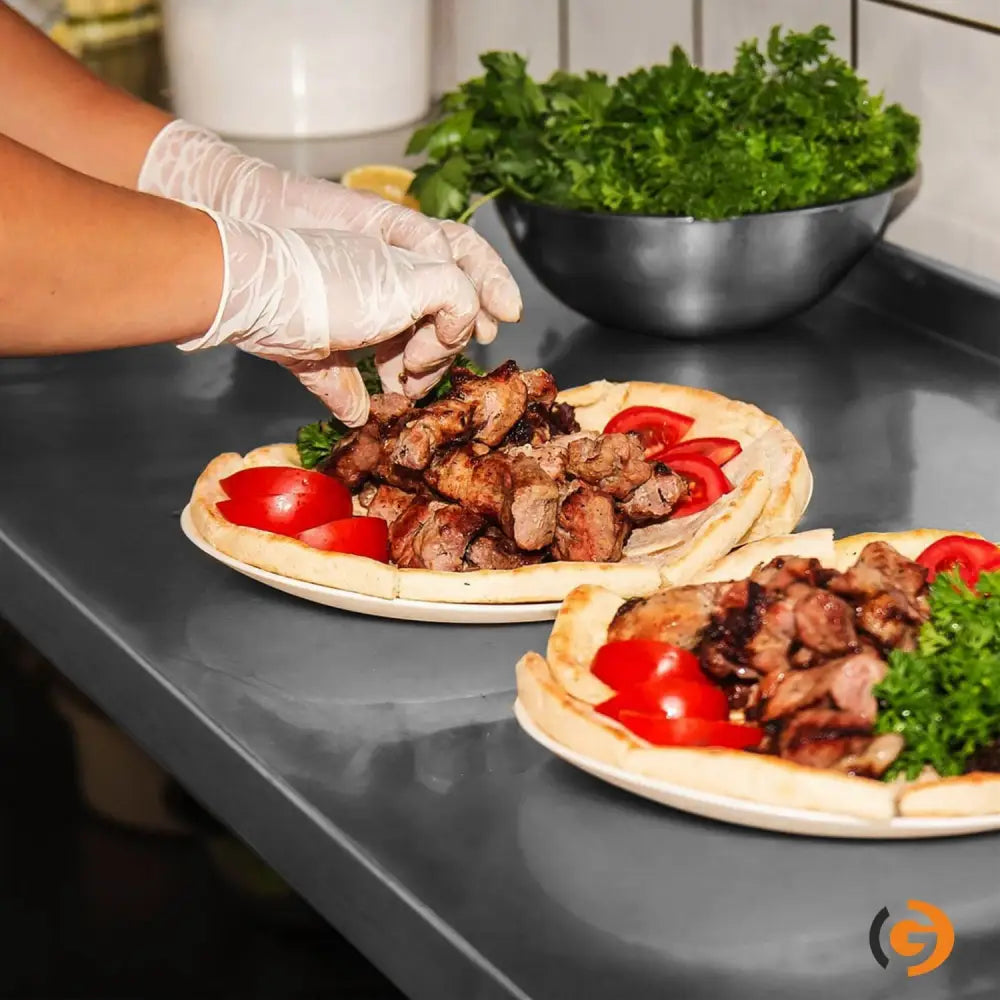 Paslanmaz Çelik Dolaplı Hazırlık Tezgahı PREMIUM - 1000x600 mm - Sürgü Kapılı