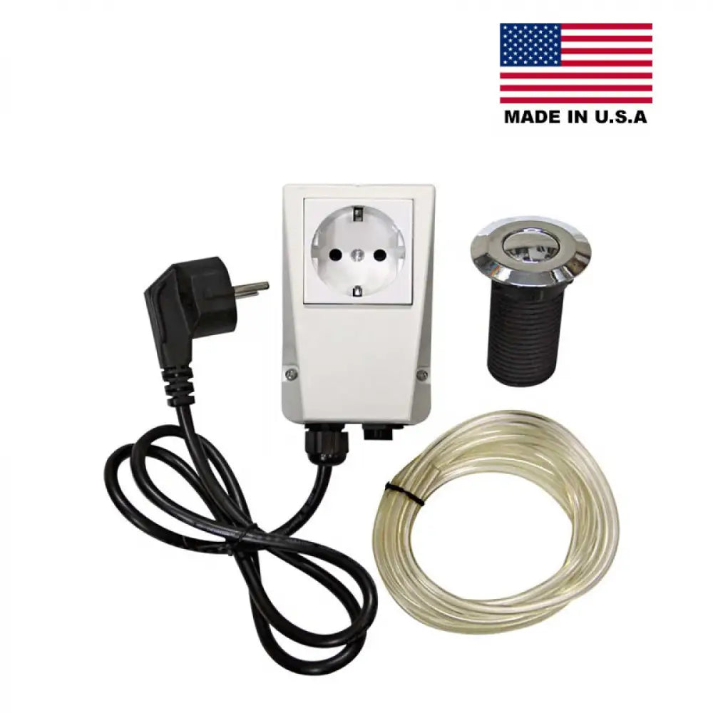 Pnomatik Çalıştırma Düğmesi için Düğme Kumanda ve Çöp Öğütücü ile elektrikli bileşenler