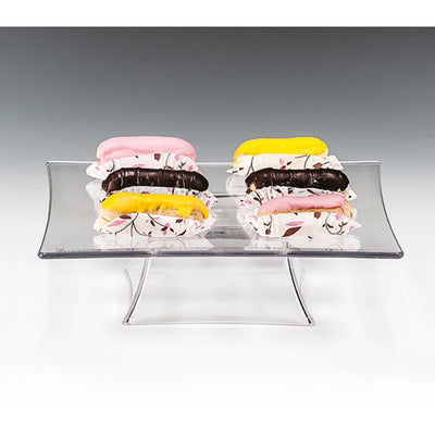 Zicco ZCP-626 Ayaklı Polikarbon Teşhir Standı, 20x20x7 cm, Şeffaf
