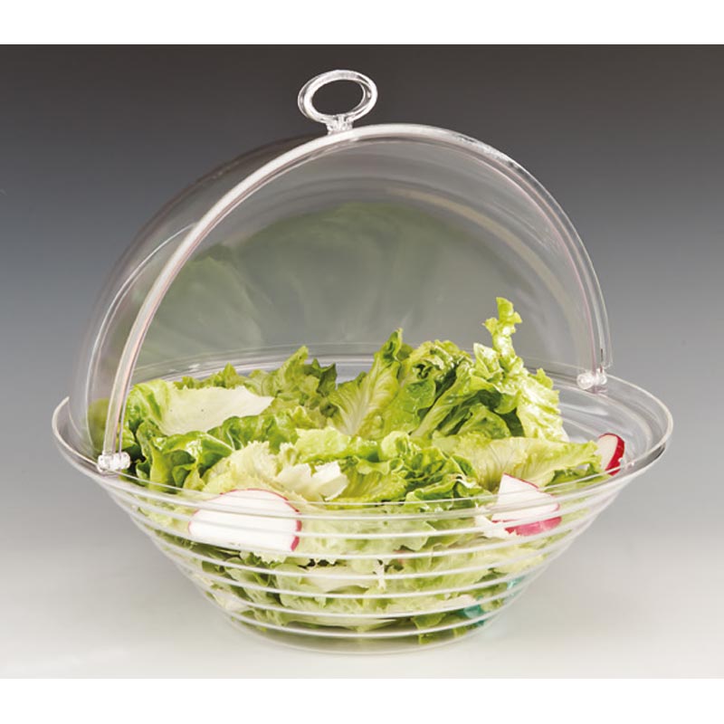 Zicco ZCP-424 Rolltop Kapaklı Polikarbon Fanus, 34 cm