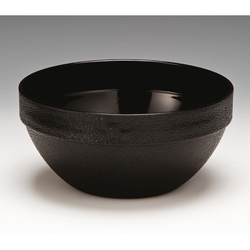 Zicco ZCP 048-3 Polikarbon Yuvarlak Kase, 23 cm, Siyah