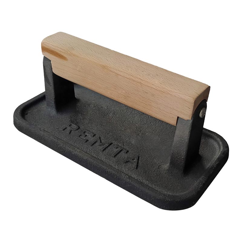 Remta P900 Döküm Kareli Desen Tost Ütüsü, 105x200x80 mm