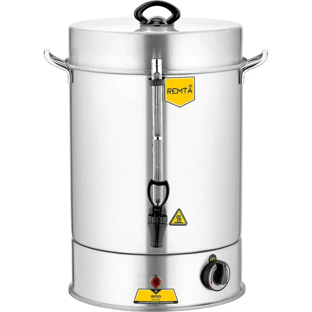 Remta R34 Bardak Sıcak Su Otomatı ile şık stainless steel içecek dispenseri