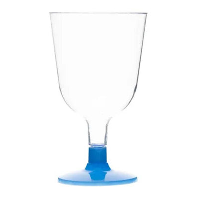 Rubikap Tek Kullanımlık Ayaklı Kadeh, 150 ml, Mavi