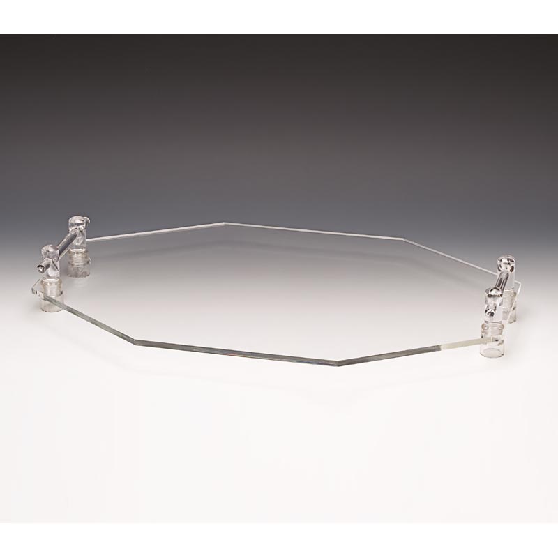 Zicco ZCP-587 Akrilik Sekizgen Teşhir Standı, 60x40 cm