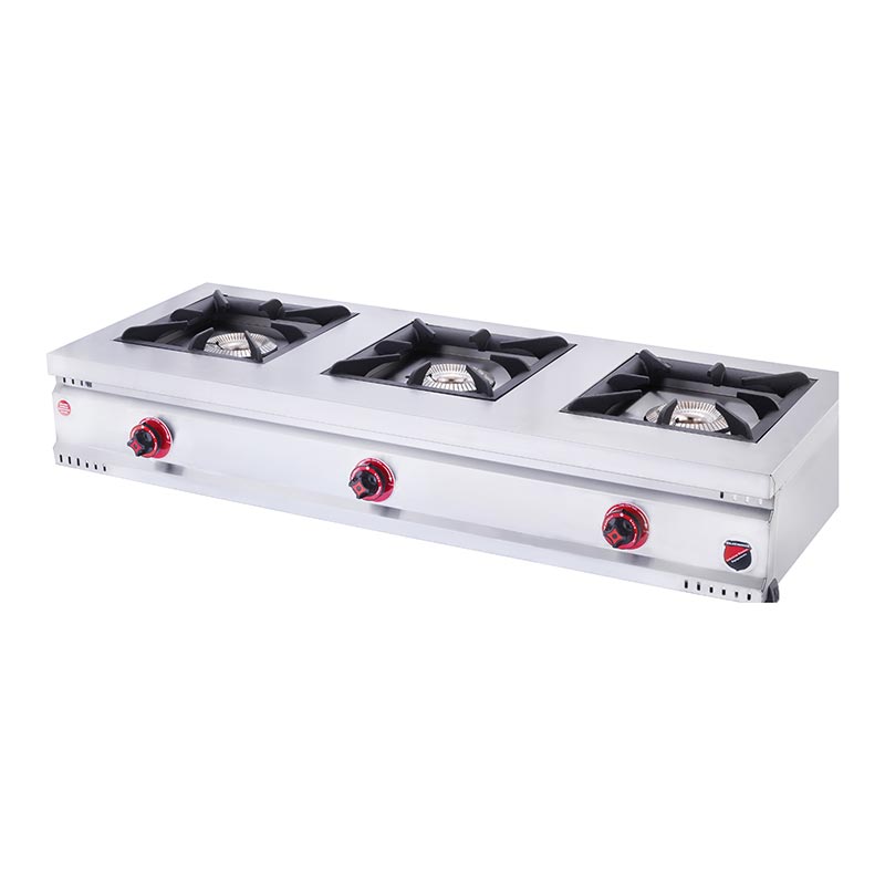 SilverInox MD-4G Set Üstü Midi Ocak, 3 Gözlü, 135x60x25 cm, LPG'li