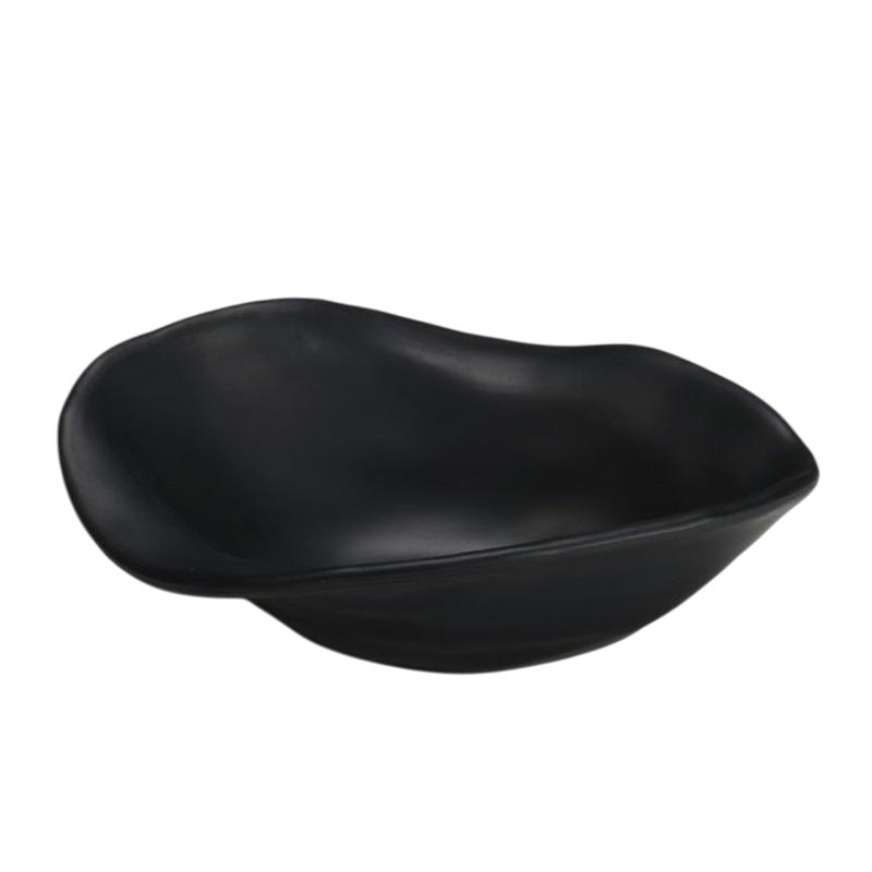 Zicco K-9800 Taş Model Melamin Teşhir Tabağı, 19x23 cm, Beyaz