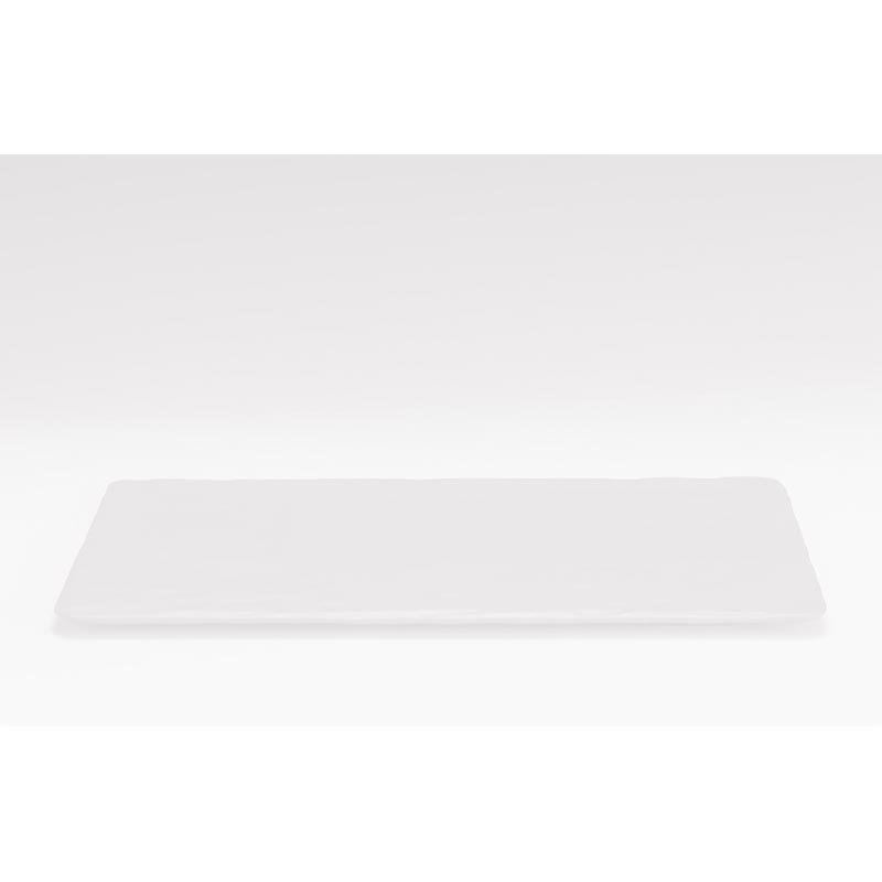 Zicco K-9550 Taş Model Melamin Teşhir Tabağı, 32x52 cm, Beyaz