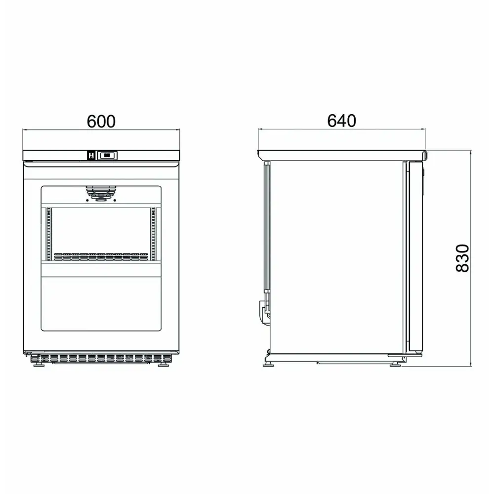 Tezgah Altı Mini Buzdolabı-140 Litre