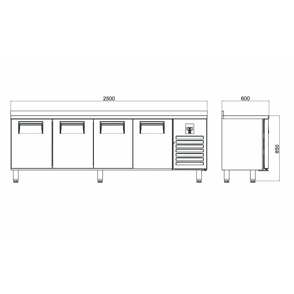 Tezgah Tip No Frost - 4 Kapılı - CTS 560 N