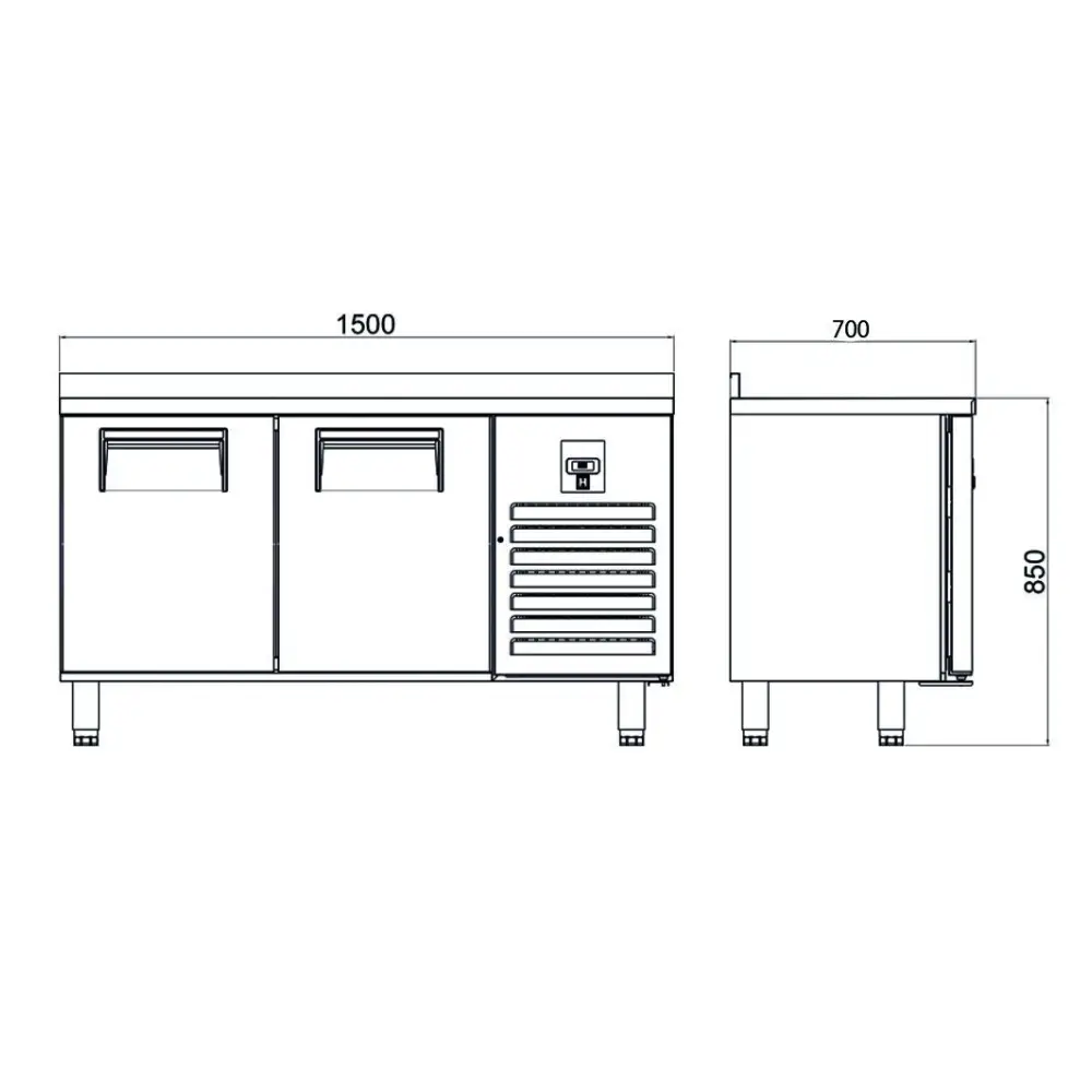 Tezgah Tip Snack No Frost - 2 Kapılı - CTS 275 N