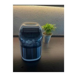 Vosco VSCB-12B Hazneli Ev Tipi Parmak Buz Makinesi, 12 kg/gün Kapasiteli, Gri
