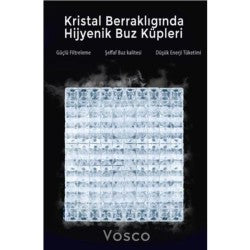 Vosco VSCB-100T Aura Seri Hazneli Gurme Buz Makinesi, 100 kg/gün Kapasiteli