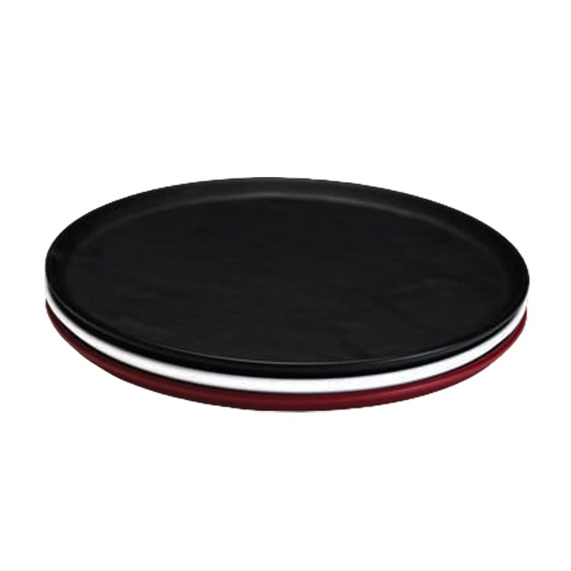 Zicco K-9300 Taş Model Melamin Teşhir Tepsisi, 32 cm, Krem