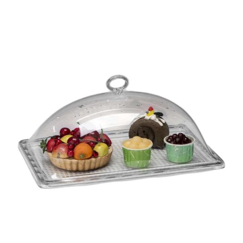 Zicco ZCP-831 Akrilik Kapaklı Polikarbon Fanus, 22.5x32.5x11 cm