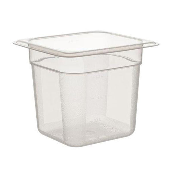 Bora Plastik Gastronomi, GN 1/6, Kare, Gövde, Polipropilen, 176x162x150 h/mm