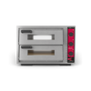 Inoxclass Çift Katlı Pizza Fırını Elektrikli 25 cm x 8 Pizza Kapasiteli Margarita M402E